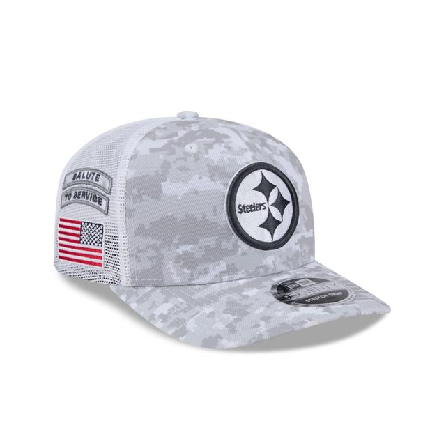 Pittsburgh Steelers 2024 Salute to Service 9SEVENTY Trucker Hat Male Product Image