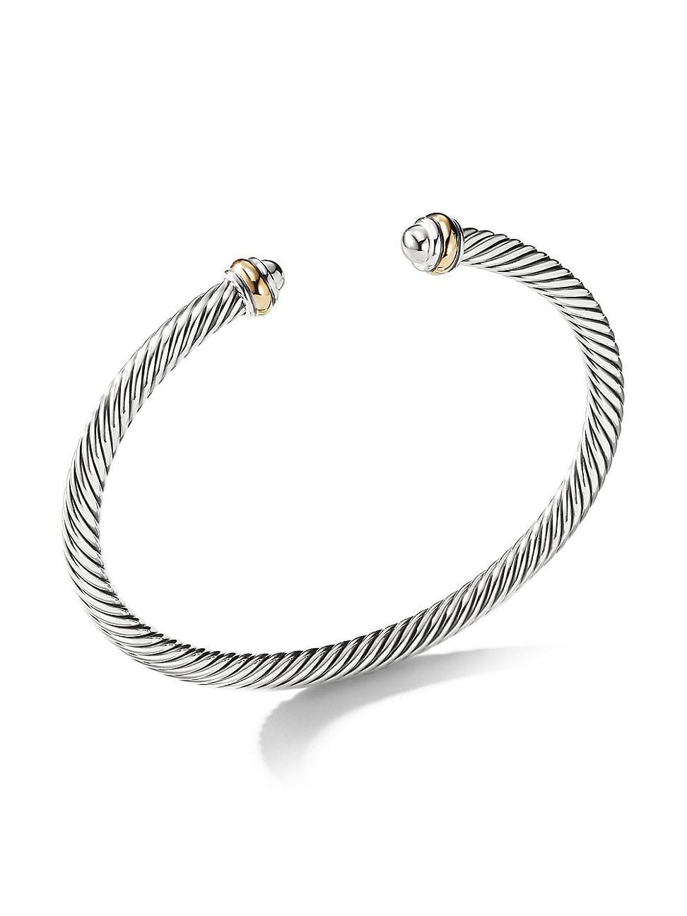 Womens Cable Classics Bracelet in Sterling Silver Product Image