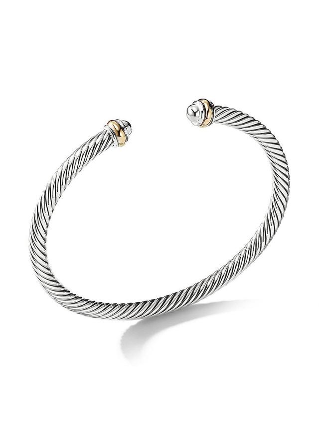 David Yurman Cable Classics Bracelet with 18K Gold, 4mm Product Image