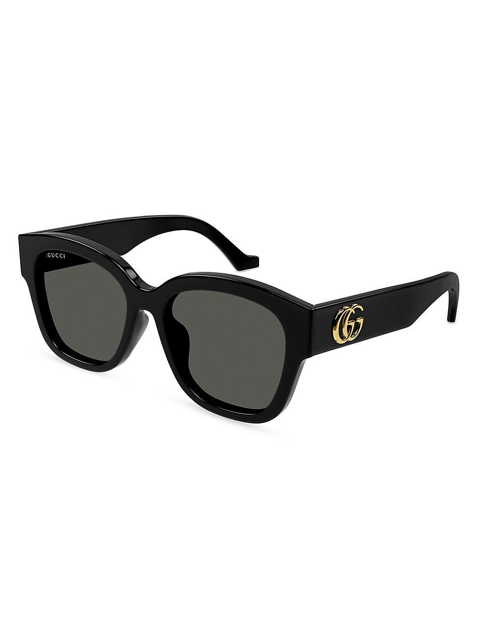 Gucci Womens GG Logo 54mm Square Sunglasses Product Image