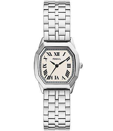 Fossil Womens Harlow Three-Hand Stainless Steel Watch 27mm - Silver-tone Product Image