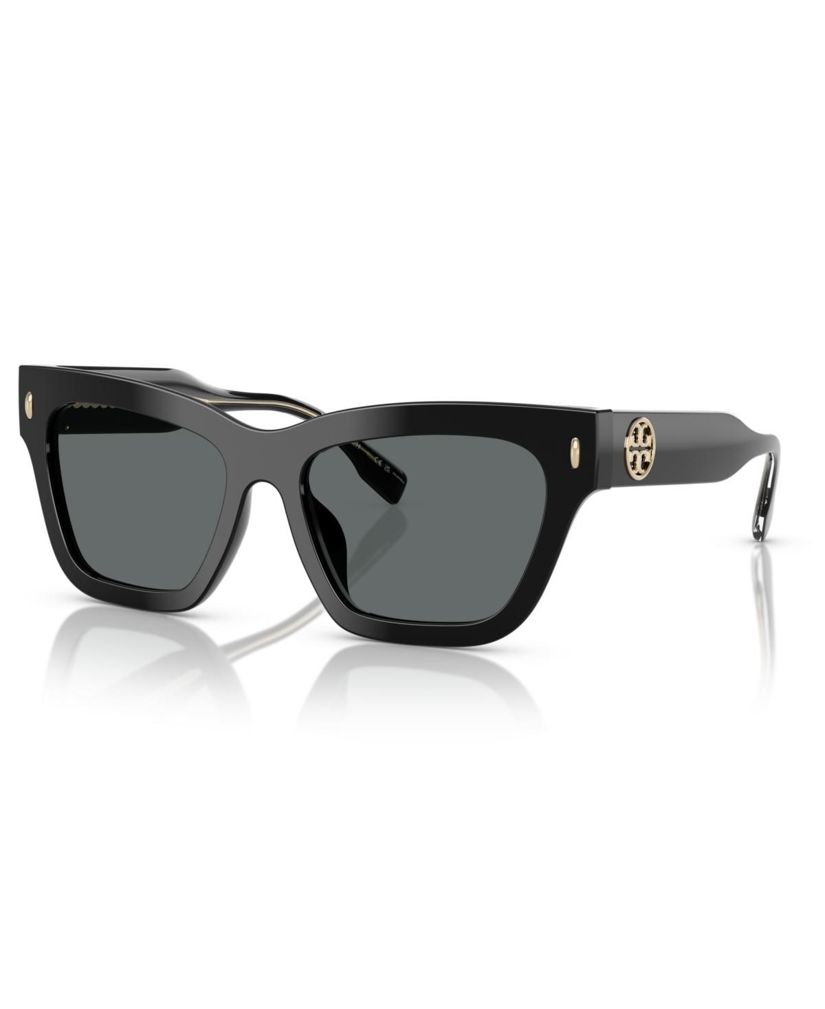 TORY BURCH Women's Polarized Sunglasses Ty7208u In Dark Grey Polar Product Image