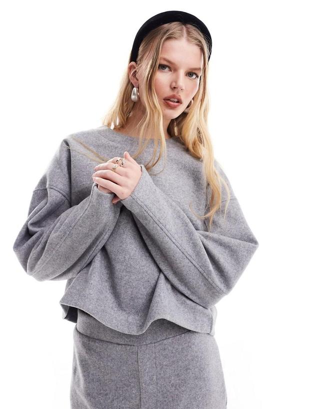 MANGO Max Seamed Pullover Sweatshirt Product Image