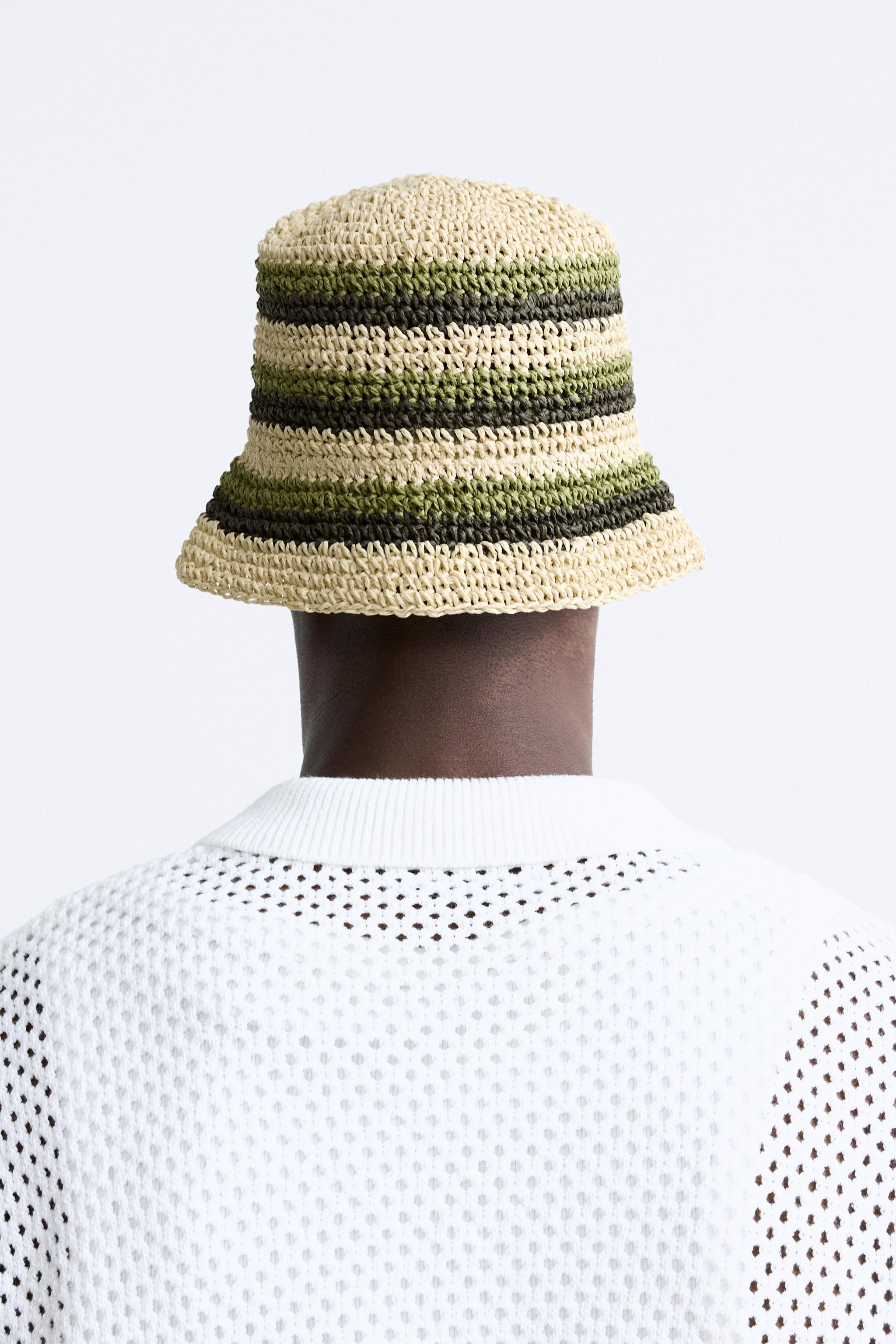 CROCHETED STRIPED HAT Product Image