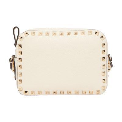 Small Rockstud Calfskin Crossbody Bag In Light_ivory Product Image