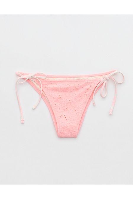 Aerie Eyelet Cheekiest Tie Bikini Bottom Women's Product Image