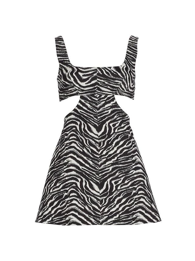 Womens Anna Cut Out Tie-Back Minidress Product Image