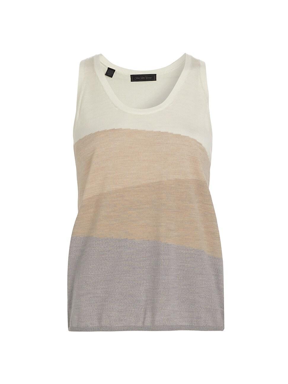 Womens Colorblocked Wool Tank Product Image