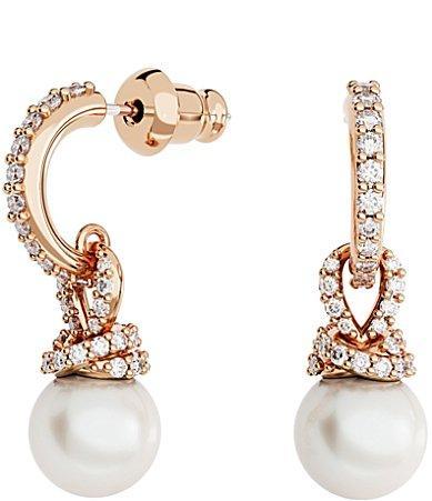 Womens Originally Rose Goldtone & Crystal Drop Earrings Product Image