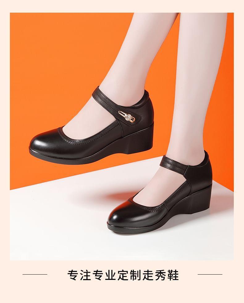 Platform Wedge Mary Jane Pumps product image