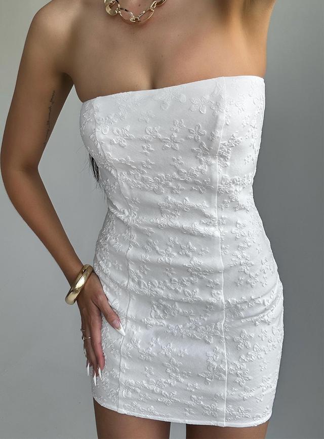 Anja Mini Dress White Product Image