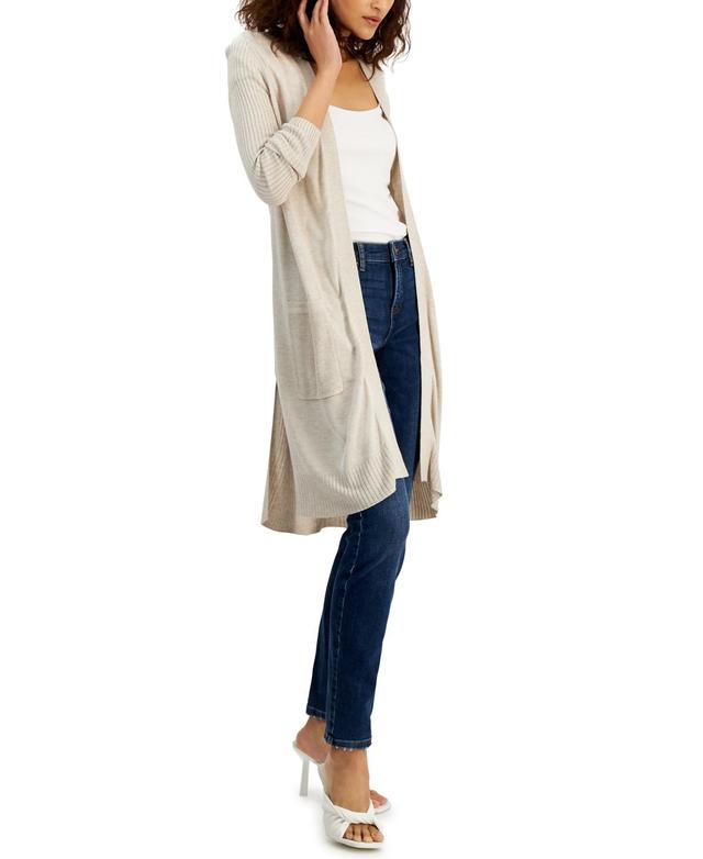 I.n.c. International Concepts Womens Ribbed Cardigan, Created for Macys Product Image