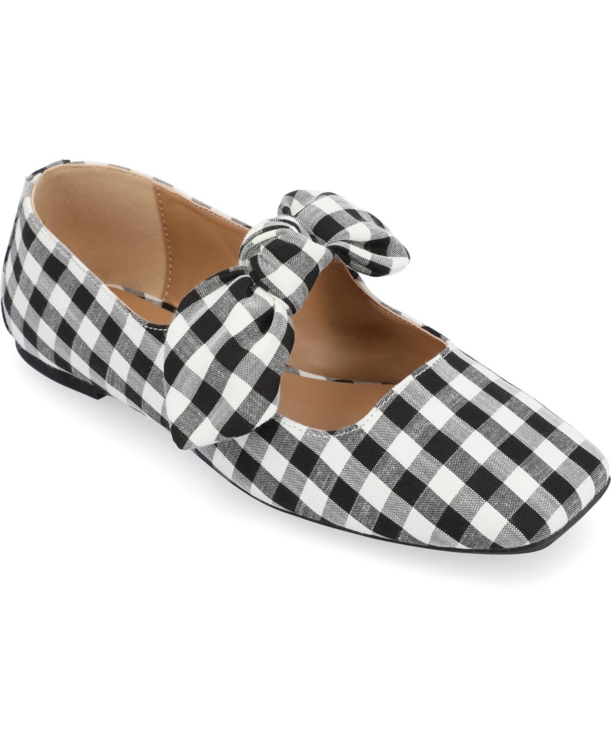 Journee Collection Womens Seralinn Bow Flats Womens Shoes Product Image