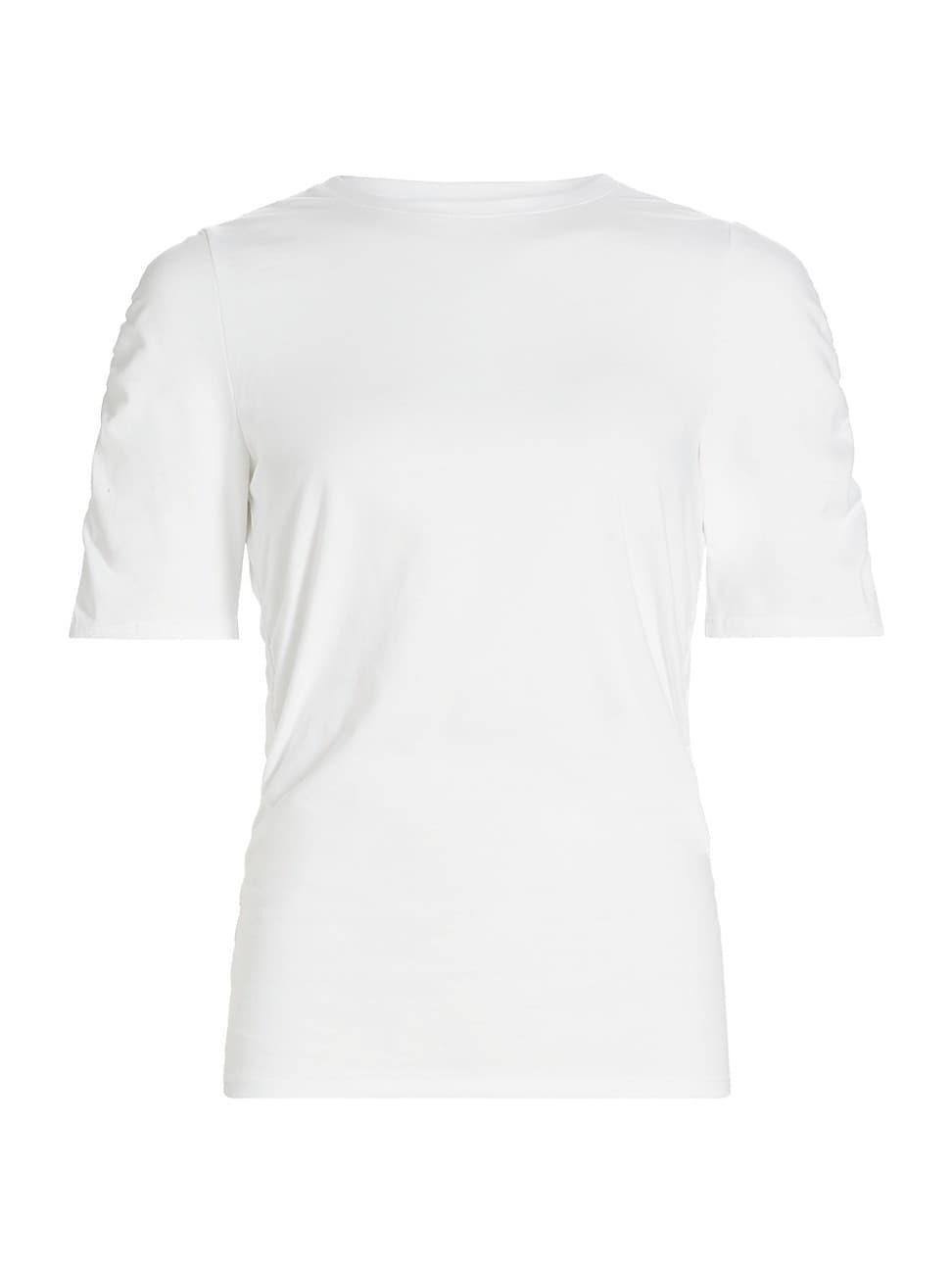 Womens Juliet Shirred Short-Sleeve T-Shirt Product Image