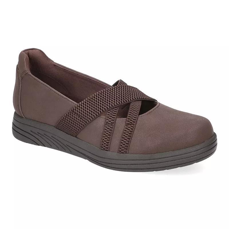 Easy Street Inga by Easy Street Womens Comfort Mary Janes Brown Matte Product Image