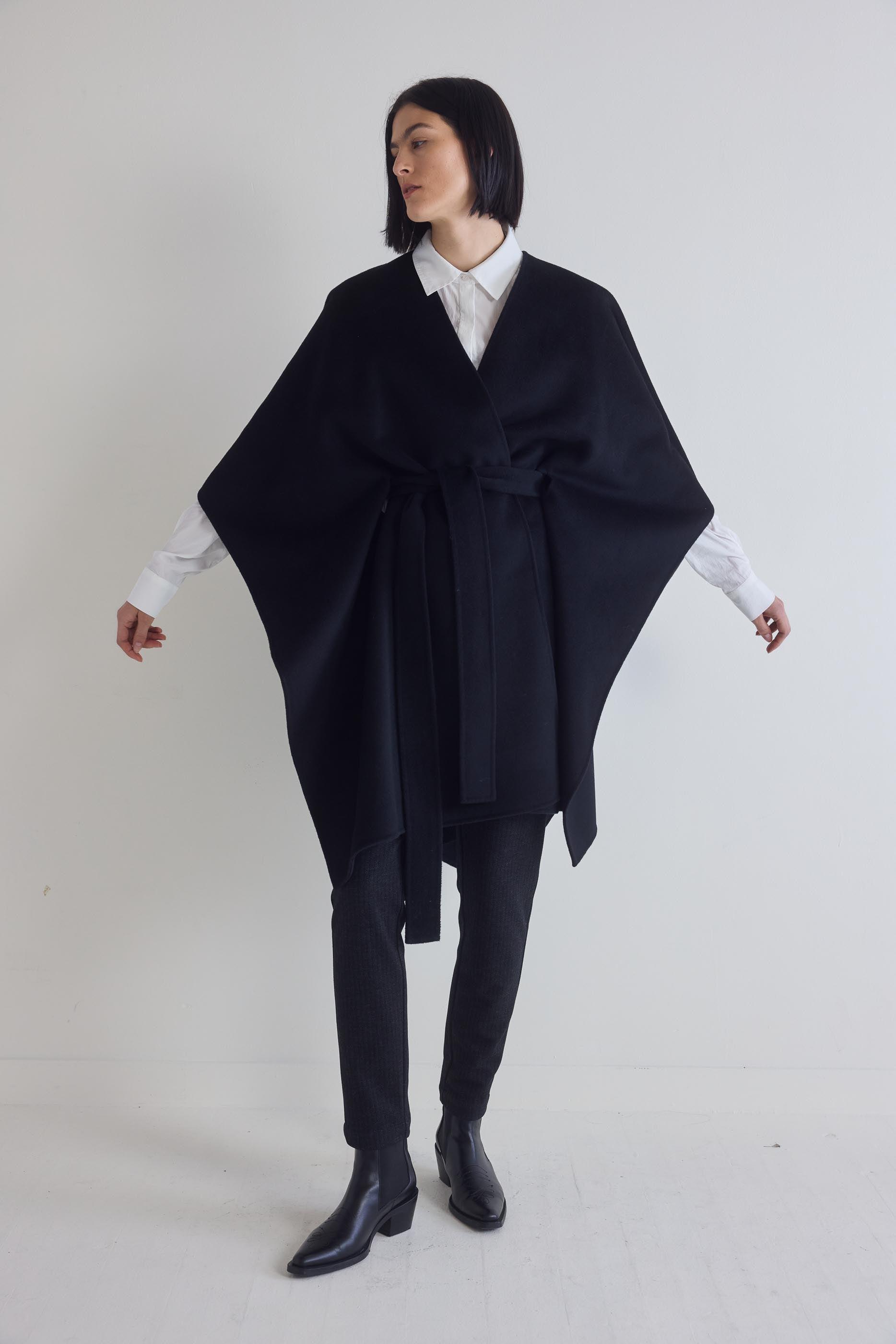 The Belted Poncho Product Image