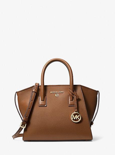 Avril Small Leather Top-Zip Satchel Product Image