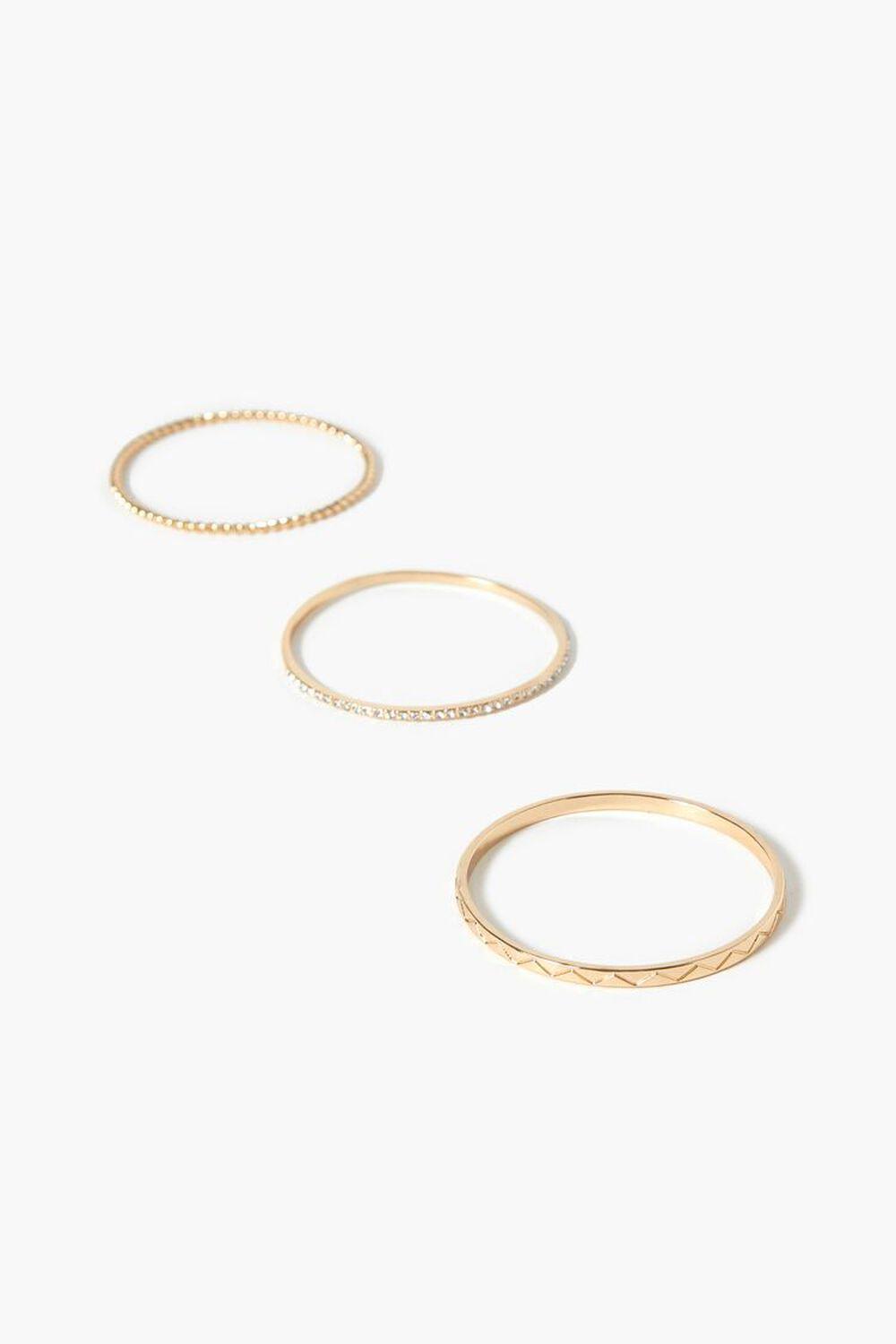 Rhinestone Bangle Bracelet Set | Forever 21 Product Image