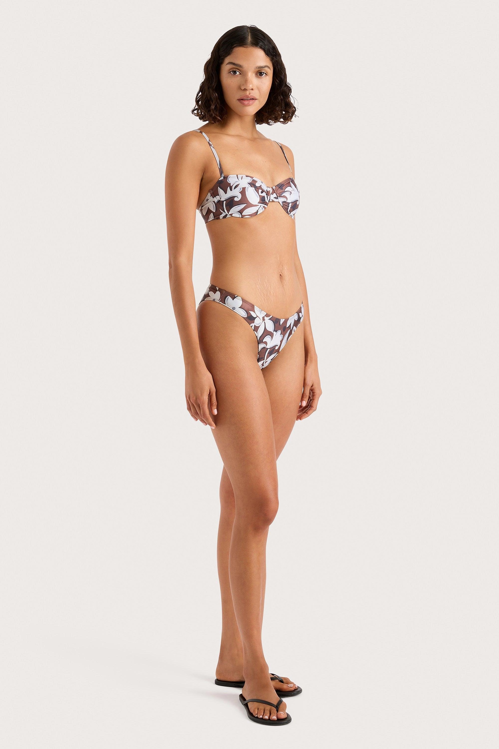 Farrah Bikini Top Plumeria Product Image