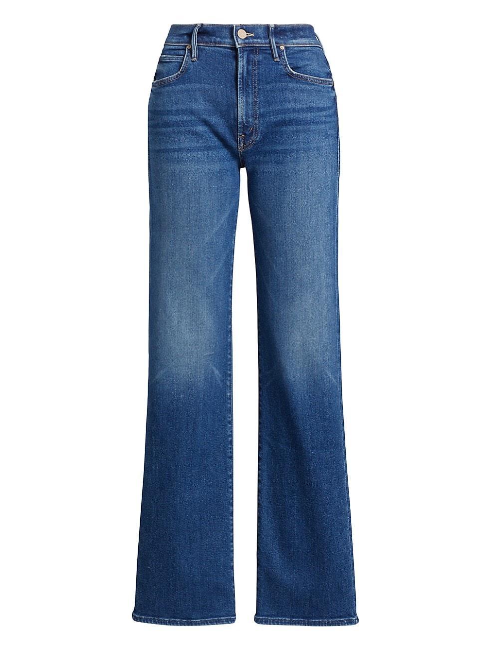 Womens The Kick It High-Rise Flared Jeans product image