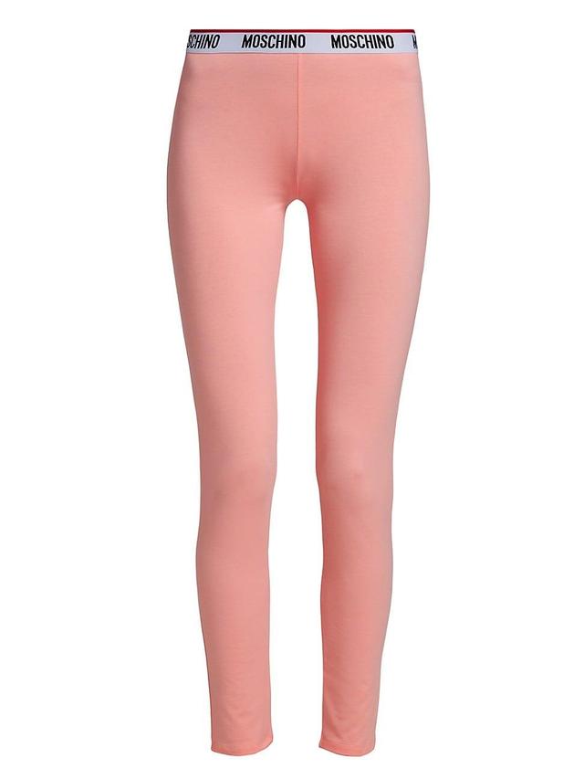 Womens Core Banded Logo-Waist Leggings Product Image