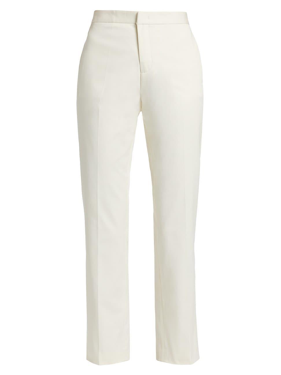 Womens Diamant-Embellished Gabardine Crop Pants Product Image