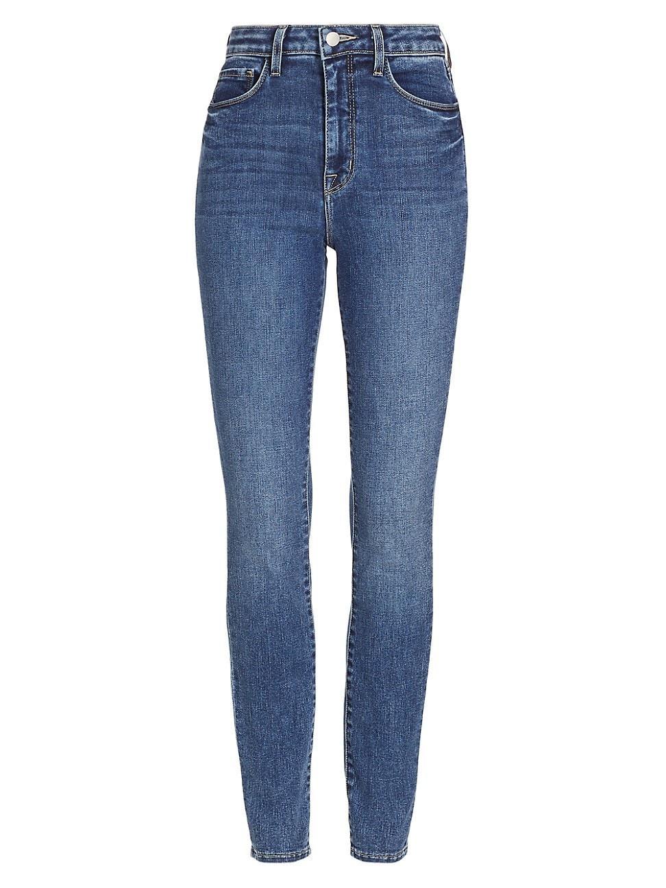 Womens Monique High-Rise Skinny Jeans Product Image