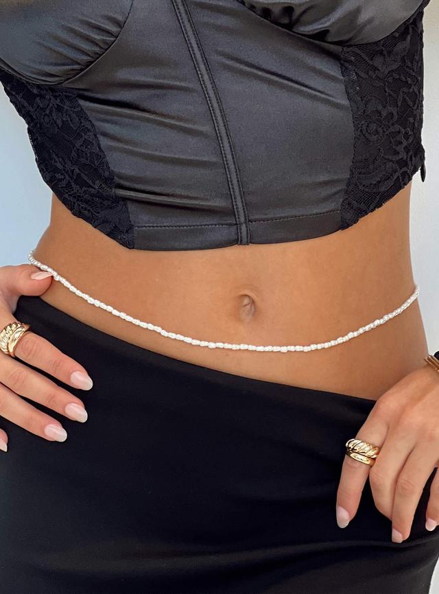 Ribeiro Chain Belt Pearl Product Image