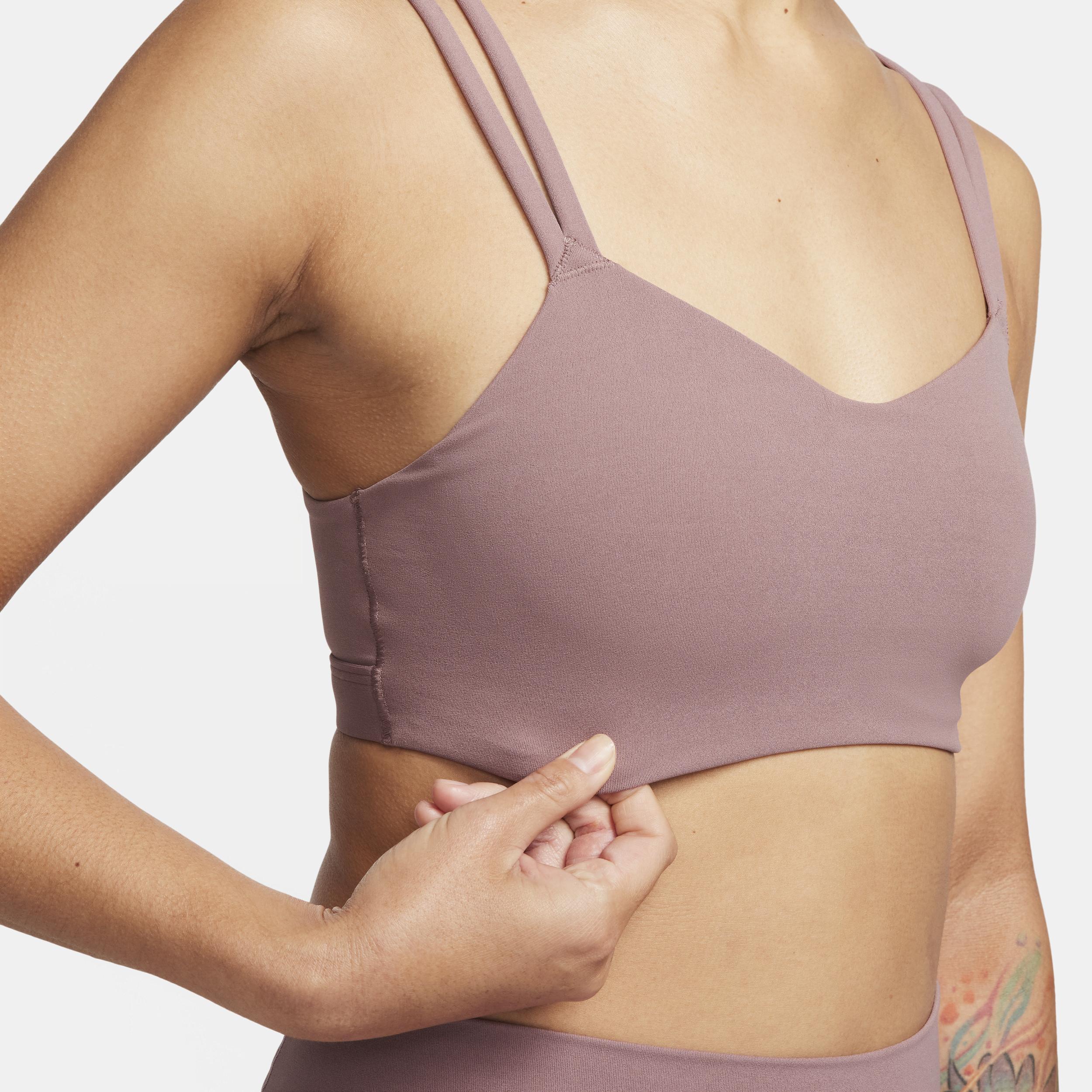 Nike Womens Zenvy Strappy Light-Support Padded Sports Bra Product Image