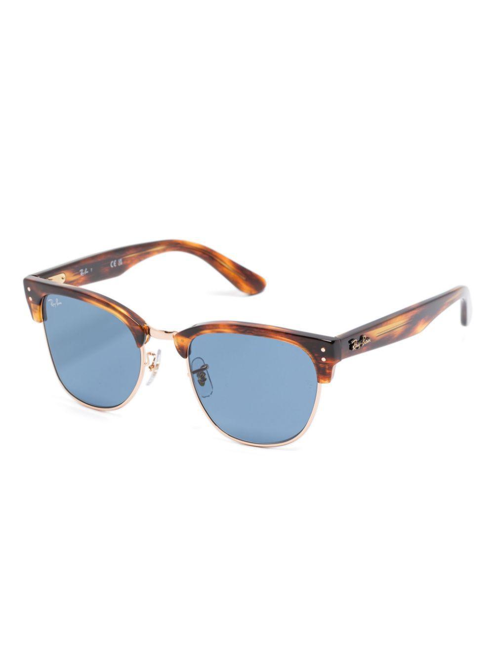 RAY BAN Clubmaster Reverse Sunglasses In Brown Product Image