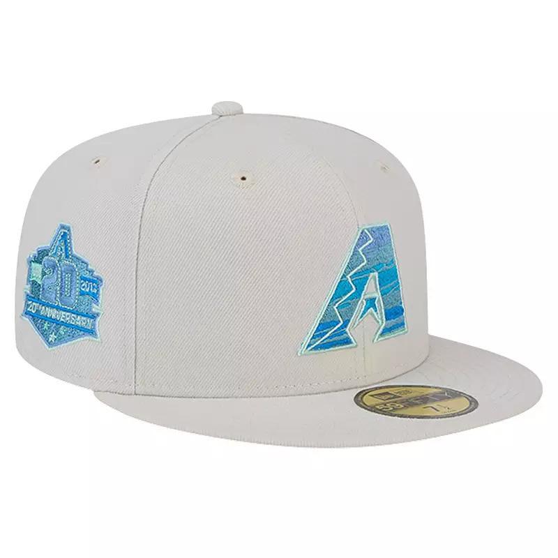 Mens New Era Khaki Arizona Diamondbacks Stone Mist 59FIFTY Fitted Hat Product Image