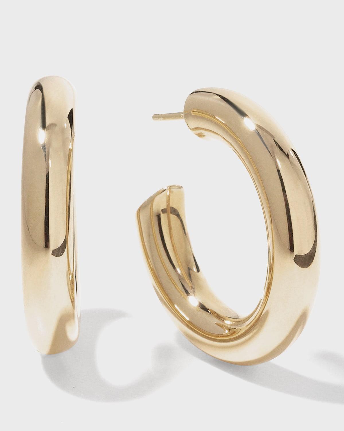 Womens 14K Gold Royale Mega Hoop Earrings Product Image