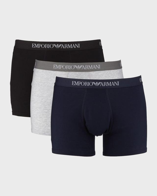 Mens Pure Cotton 3-Pack Boxer Briefs Product Image