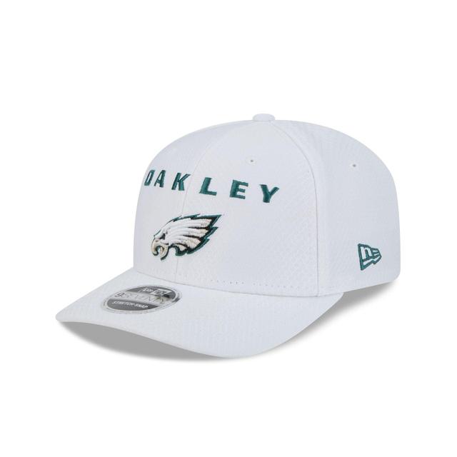 Oakley x Philadelphia Eagles White 9SEVENTY Stretch-Snap Hat Male Product Image