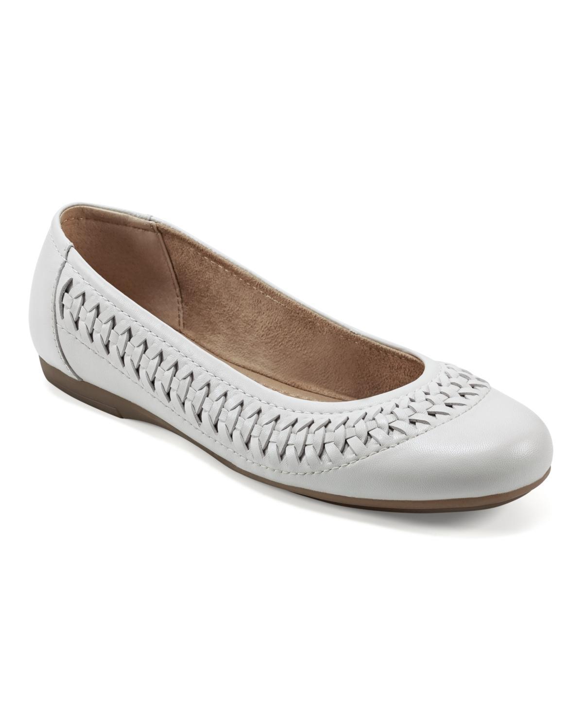 Earth Womens Jett Woven Round Toe Slip-on Dress Flats Product Image