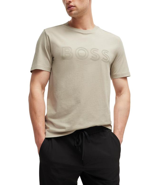 Boss by Hugo Boss Mens Logo Regular-Fit T-Shirt Product Image