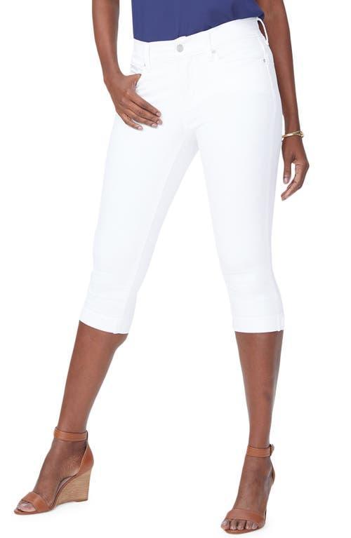 NYDJ Marilyn Cuff Crop Straight Leg Jeans Product Image