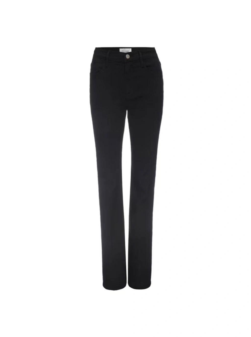 Le Pixie High-rise Flared Jeans In Black Product Image