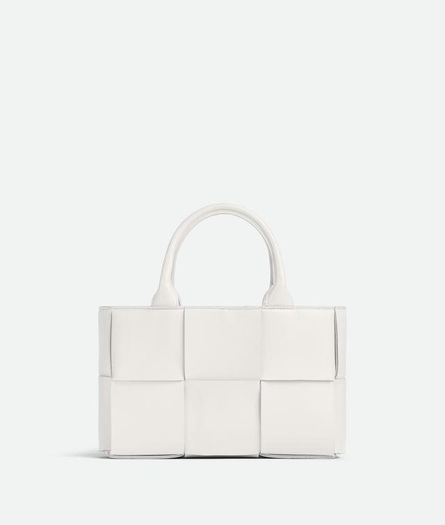 Mini Arco Tote in White Product Image