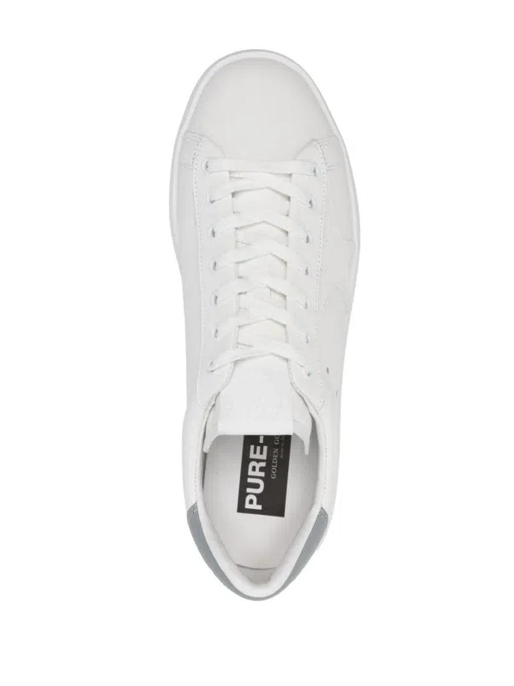 GOLDEN GOOSE Sneakers In White/silver/blue Product Image