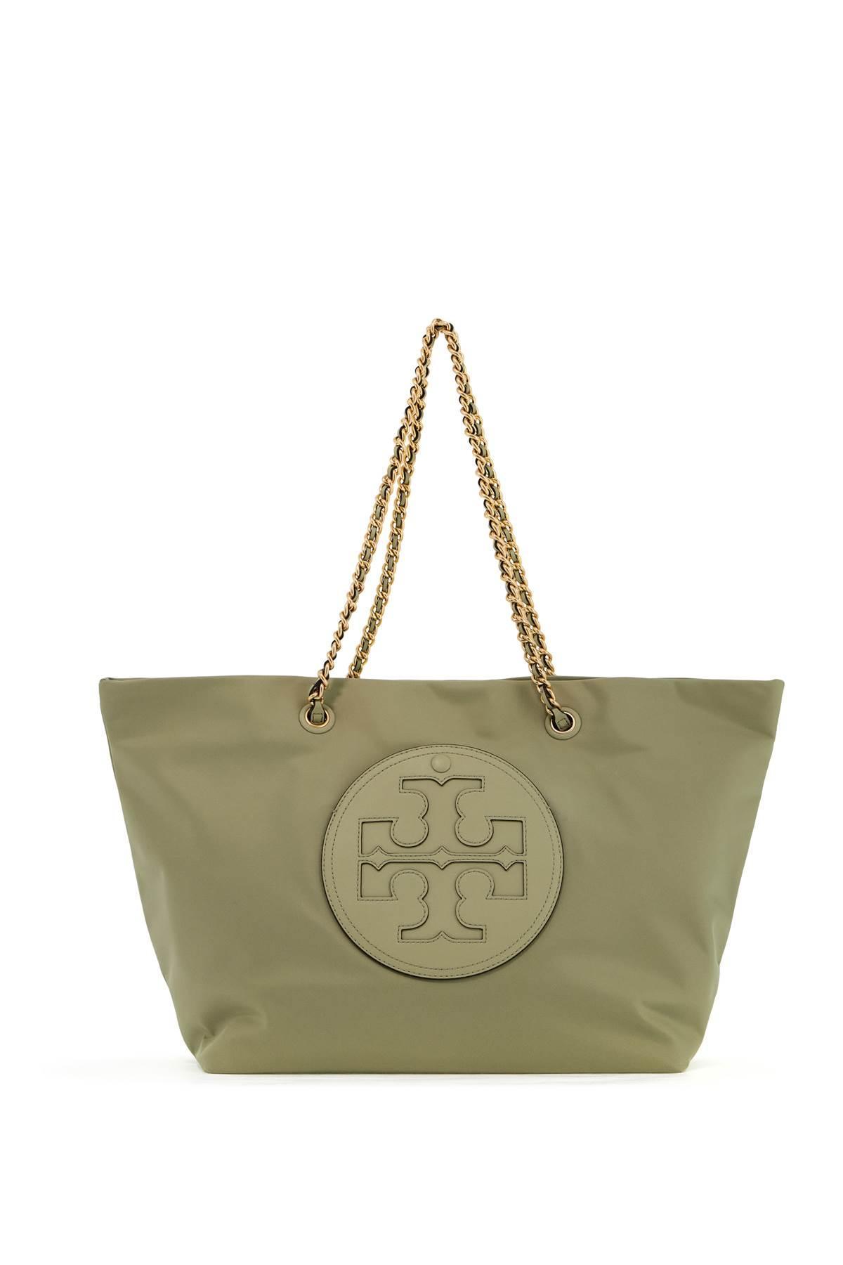 TORY BURCH Ella Shopping Bag In Green Product Image