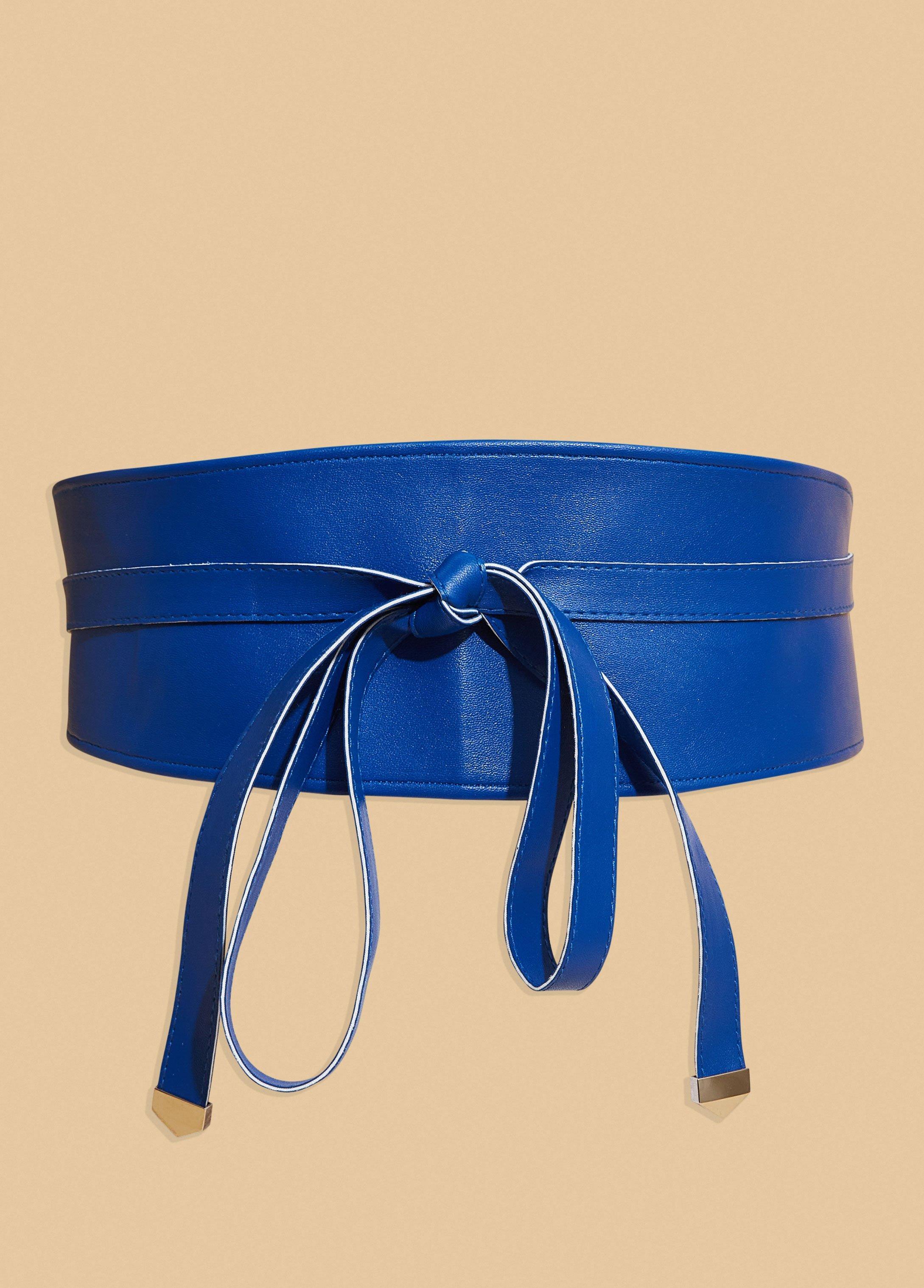 Faux Leather Waist Wrap Belt Product Image