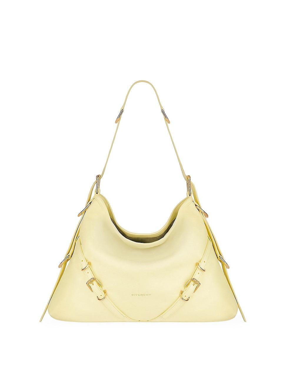 Voyou Medium Shoulder Bag in Tumbled Leather Product Image