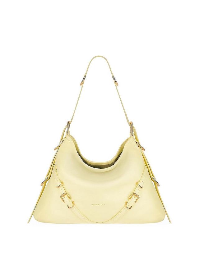 Voyou Medium Shoulder Bag in Tumbled Leather Product Image