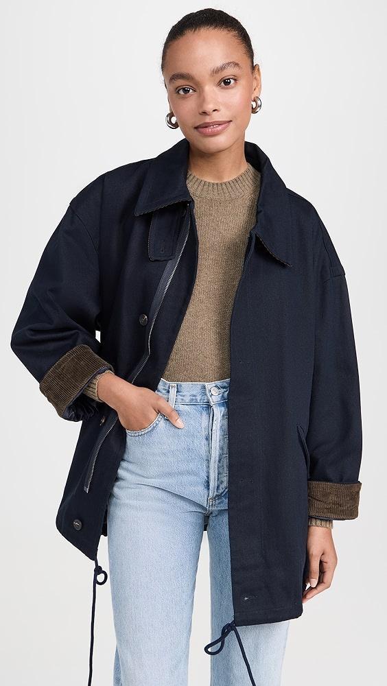 Pixie Market Contrast Corduroy Country Barn Jacket | Shopbop Product Image