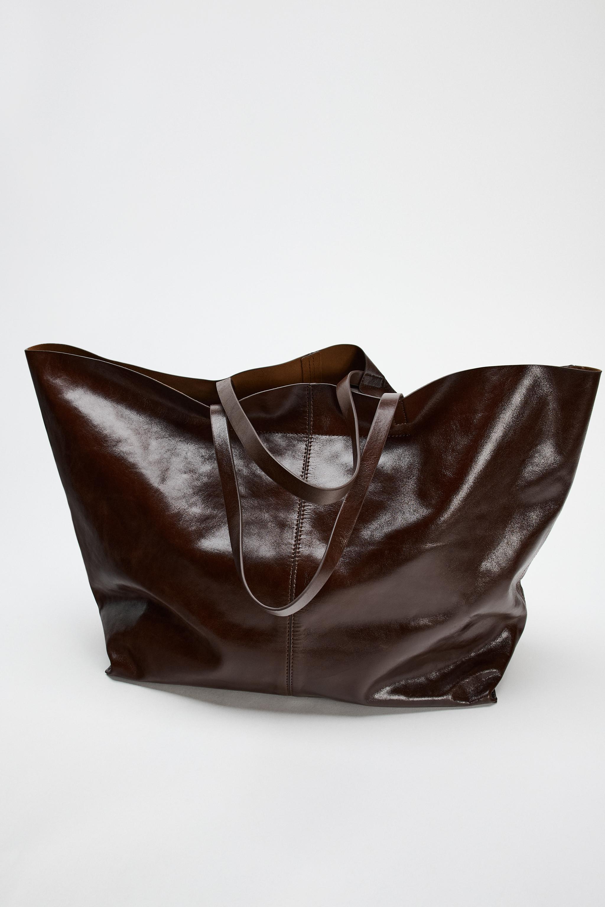 MAXI LEATHER TOTE BAG Product Image