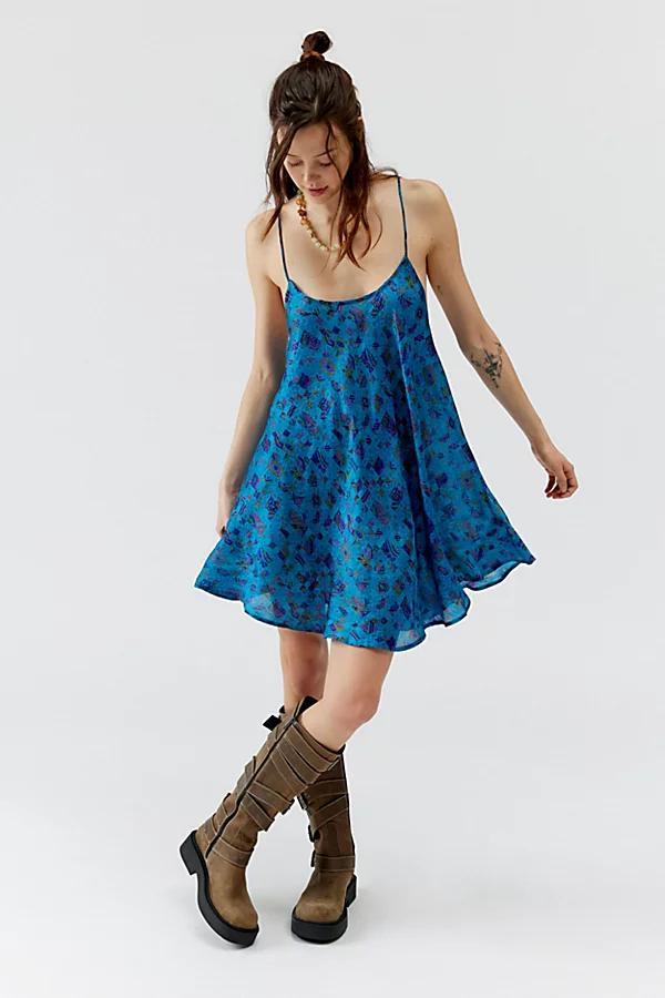 Urban Renewal Remade Sari Mini Slip Dress Womens at Urban Outfitters Product Image