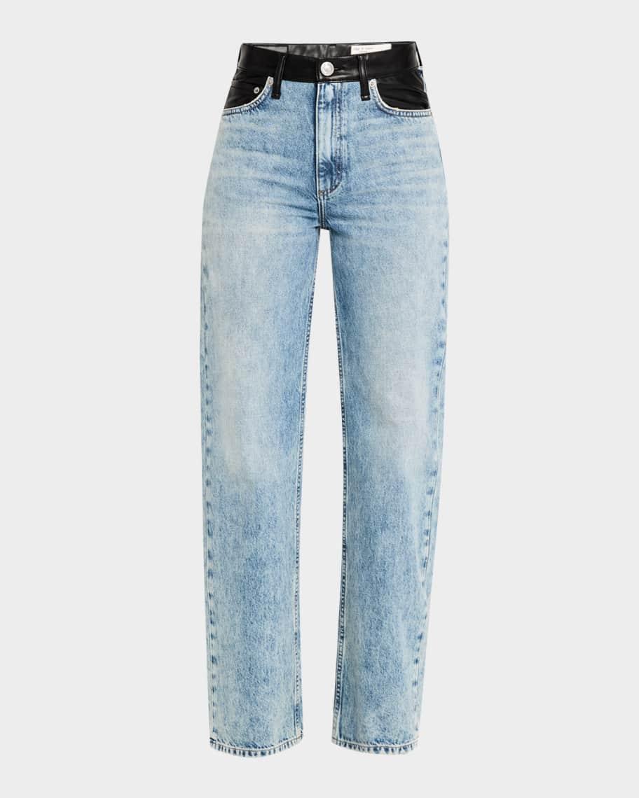 Shea High-Rise Relaxed Straight Combo Jeans product image