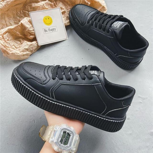 Lace-Up Platform Sneakers Product Image