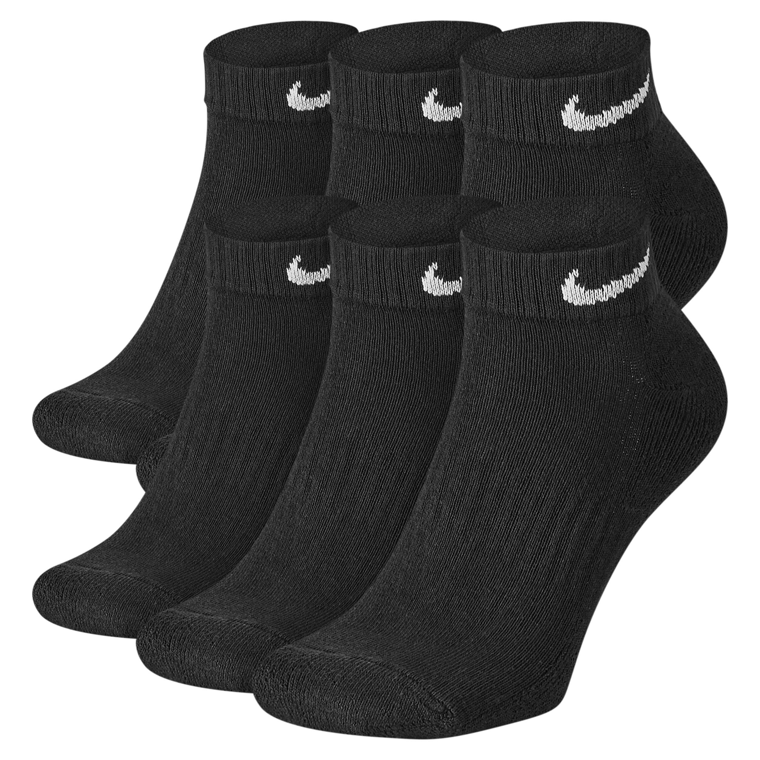 Mens Nike 6-pack Everyday Cushion Low-Cut Training Socks Grey Product Image